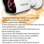 مجموعة كاميرات مراقبة Elitcam 4K Kare 4D رباعية الأبواب