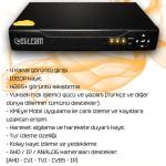 مجموعة كاميرات مراقبة Elitcam 4K Kare 4D رباعية الأبواب